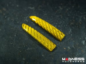 Lamborghini Urus Key Fob Cover - Carbon Fiber - Yellow Lamborghini Urus Key Fob Cover - Carbon Fiber - Yellow